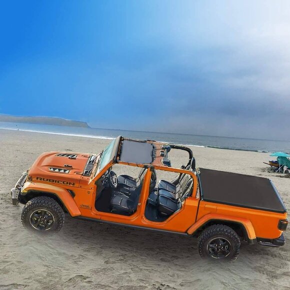 Shadeidea Front Sun‎ Shade for Jeep Gladiator JT (2018–2023) – Gray - Picture 8 of 8